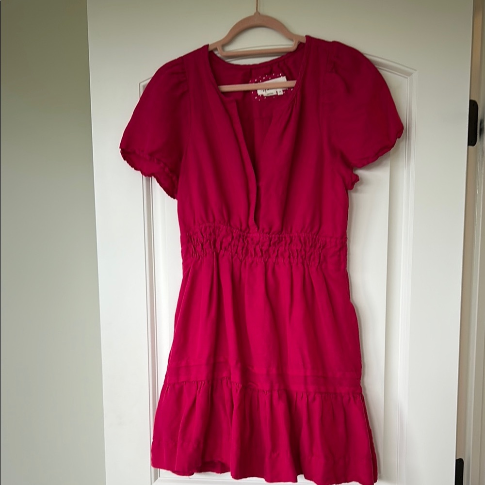 Anthropologie Red Dress